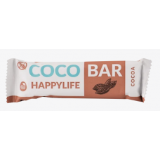 COCO BAR – Kokosová tyčinka s kakaom BIO 40g Happy Life